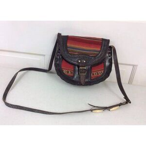 Boho Western Leather Crossbody Purse Shoulder Bag